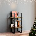 thumbnail image 1 of vidaXL 2-Tier Book Cabinet 40x30x70 cm Solid Pine Wood, 1 of 5