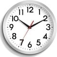 thumbnail image 1 of EIMELI Wall Clock  Modern Wall Clocks Battery Operated  10 Inch Simpel Silent Non-Ticking Clock Decorative for Kitchen  Office  Outdoor  Bedroom  Living Room  School  Classroom, 1 of 6