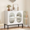 thumbnail image 2 of Yiwa Console Table with Rattan Doors and Shelves, Storage Buffet Cabinet for Hallway, Entryway, or Dining Area, 2 of 8