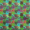 thumbnail image 1 of oneOone Cotton Poplin Light Green Fabric Paisley Patchwork Craft Projects Decor Fabric Printed By The Yard 42 Inch Wide, 1 of 5