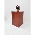 thumbnail image 3 of FixtureDisplays® 15 X 15 X 24" Elevate Your Display Pale Walnut Cube Pedestal Riser for Sleek Product Showcasing 15927-PALE WALNUT, 3 of 6