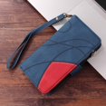 thumbnail image 5 of Compatible avec iPhone XR Étui Portefeuille avec Fentes pour Cartes en Cuir PU Fermeture Éclair Folio Rabattable, 5 of 5