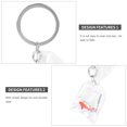 thumbnail image 2 of KAKOWELY Resin Key Chain Tropical Fish Pendant Key Ring Fish Water Bag Charm Bag Decor,3.15"X0.79"X0.39", 2 of 5