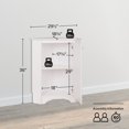 thumbnail image 4 of Prepac Elite White Corner Storage Cabinet, 4 of 7