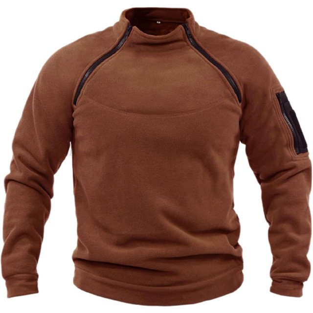 ORUYROP Tactical Combat Fleece Pullover Jacket Men Military Athletic Sport Jumper Tops Army Windproof Sweaters
