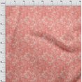 thumbnail image 4 of oneOone Cotton Poplin Twill Peach Fabric Abstract Floral Craft Projects Decor Fabric Printed By The Yard 56 Inch Wide, 4 of 4