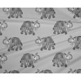 thumbnail image 4 of oneOone Polyester Lycra Fabric Elephant Block Decor Fabric Printed BTY 56 Inch Wide, 4 of 4