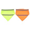 thumbnail image 1 of 2pcs Dog Reflective Safety Scarf High Visibility Pet Bandana for Night Walking, 1 of 9