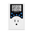thumbnail image 1 of Timer Outlet Nearpow Multifunctional Infinite Cycle Programmable Plug-in Digital Timer Switch with 3-Prong Outlet for Appliances Energy-Saving Timer 15A/1800W, 1 of 1