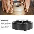 thumbnail image 3 of Electric Pottery Wheel, Detachable Mini Pottery Wheel, Fully Sealed Compact Portable Sturdy And  Mini Pottery Wheel Kit for School, DIY, Studio, 3 of 7