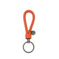 thumbnail image 2 of Leather Braided Woven Rope Keychain Lovely DIY Bag Hanging Pendant Exquisite Key Chain Car Keyring Holder Metal Jewelry for Men Orange, 2 of 9