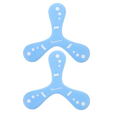 KAKOWELY boomerang 2 Pcs Épais Doux boomerang Volant pour Enfants Jouet Volant Interactif d'Extérieur Jeux de Fête pour Enfants Jouet de Loisirs d'Extérieur boomerang Jouet 8.78"X8.78"X0.2"