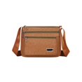thumbnail image 2 of Premiums Textured Leather Shoulder Crossbody Bag Adjustable Strap Lightweight Spacious Handbag For Travel Work Daily Necessary, 2 of 6