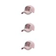 thumbnail image 1 of Decodeary Fashionable Baseball Cap Adjustable And Sun Defended Multi-colors Hat Pink 3Set, 1 of 6