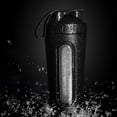 thumbnail image 3 of Shaker Bottles for Protein Mixes Stainless Steel Protein Shaker Not Stays Cold/Hot, Visible Window Metal Shaker Cups-B, 3 of 9