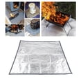 thumbnail image 3 of Fire Mat Fireproof Table Top Fireplace Pad Portable Fire Accessory Heat L 60x100cm, 3 of 8