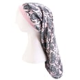 thumbnail image 1 of Women Satin Sleep Cap Hair Silk Long Bonnet Soft Elastic Band, 1 of 6