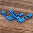 thumbnail image 5 of 2Pcs/Set Aluminum Alloy Carpenter 90 Degree Right Angle Positioner Clamps Woodworking Tool Blue, 5 of 5