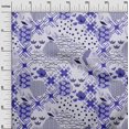 thumbnail image 3 of oneOone Cotton Flex Dark Blue Fabric Asian Japanese Pattern Sewing Craft Projects Fabric Prints By Yard 40 Inch Wide, 3 of 4