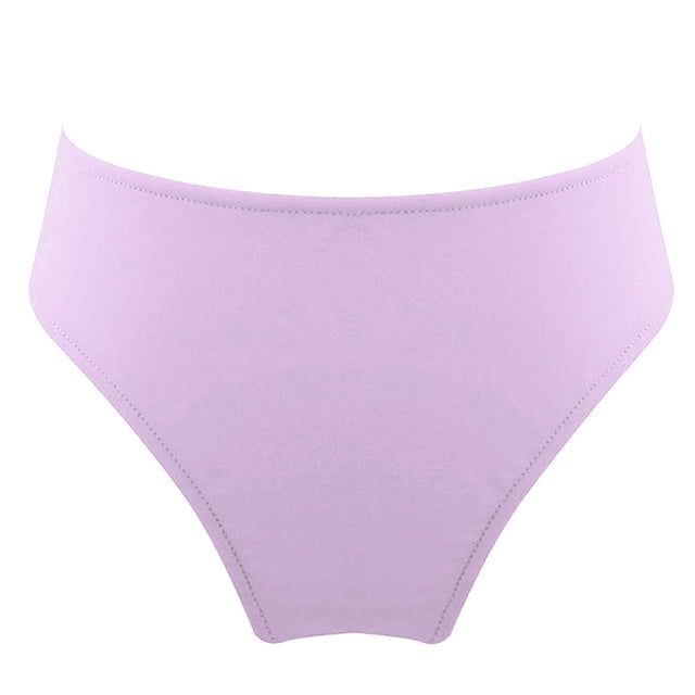 Kids Girls' Slim Swimming Bottom with Lining UPF50+ Sun Protection Rash Guard Swim Brief Lavender 16
