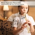 thumbnail image 4 of Flûte à Bec Soprano Blockflöte avec Sac de Rangement, Flûte à Bec en Plastique Style Allemand Touche C de Doigt Baroque, Instrument Flûte à Bec pour Adultes Débutants, 4 of 9