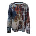 thumbnail image 5 of CEHVOM Chandails à Imprimé Décontractés pour Femmes, Col Ras du Cou Thermique, Manches Longues, T-Shirts Amples, Liquidation Com, 5 of 5