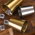 thumbnail image 3 of Luckyn Tasse à Boire en Acier Inoxydable 350 ml pour Camping Fête Café Whisky, 3 of 6