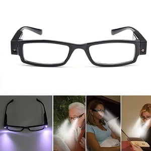 LED Lire des verres avec lumière et des verres de lecture pour les personnes âgées Czzoypi LED Lecture de lunettes avec lumière