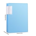 thumbnail image 3 of A4 Document Folder | File Pouch & Organizer with Multi-Pockets for Exam Papers & Certificates | Plastic Polypropylene Portfolio for Student & Office Document Storage | 30-Sheet Capacity, 3 of 6