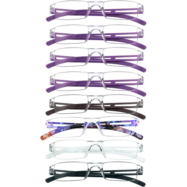 5 Pairs Blue Light Blocking Glasses, Computer Reading Glasses for Women/Men