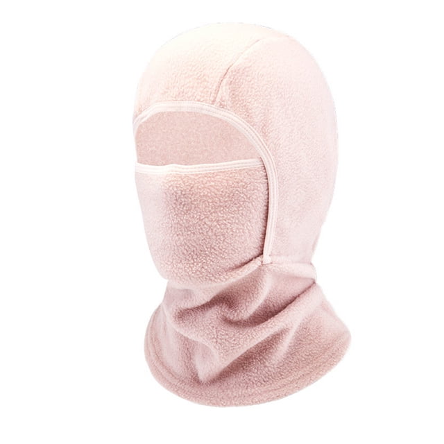 HAiming Kids Winter Plush Ski Face Mask Hat Breathable Thermal for Motorcycle Riding Cycling in Cold Weather