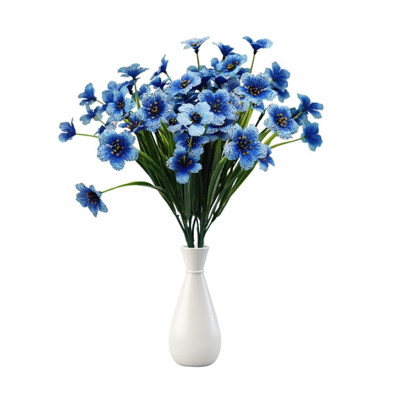 6PC Flowers Bouquet Decoration Bridal Wedding Flower Real Latex Home Flowers Flowers Flowers with Vase Chrysanthemum Flowers Floral Wire for Flowers Wedding Decorations Winter Bouquet Wedding Isle