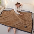 thumbnail image 1 of Kugisaki Cool Bed Blankets Soft Fuzzy Cozy Blanket Microfiber Nap Blankets, 1 of 9
