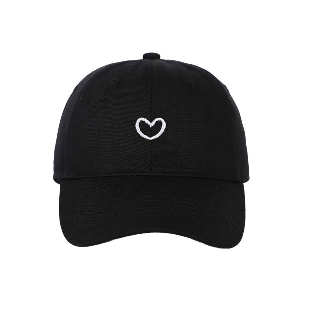 Trendy Heart Embroidered Baseball Cap for Daily Wear - Adjustable and Versatile Headgear for All Seasons