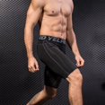 thumbnail image 3 of Men‘s Athletic Compression Shorts  Sports Performance Active Cool Dry Running Tights Quick Dry Shorts Tight Breathable Pants for Sports, 3 of 6