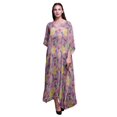 thumbnail image 1 of Bimba Kaftan Floral pour Femmes, Tenue d'Intérieur de Vacances, Robe Maxi, Couvre-Maillot de Plage - 4X-5X, 1 of 5