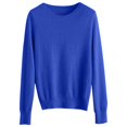 thumbnail image 3 of SHIXIAOO Chandail à Col Rond pour Femme, Chandail, Couleur Unie, Manches Longues, Robe Chandail Raglan, Chandail à Quart de Glissière, Chandail, 3 of 3