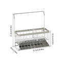 thumbnail image 3 of Towel Racks for Bathroomsponge Rack Kitchen Sink Organizer Stainless Steel Kitchen Soap Dispenser Organizer Kitchen and Bathroom Sink Rack for Hanging Towels and Holding Sponges, 3 of 9
