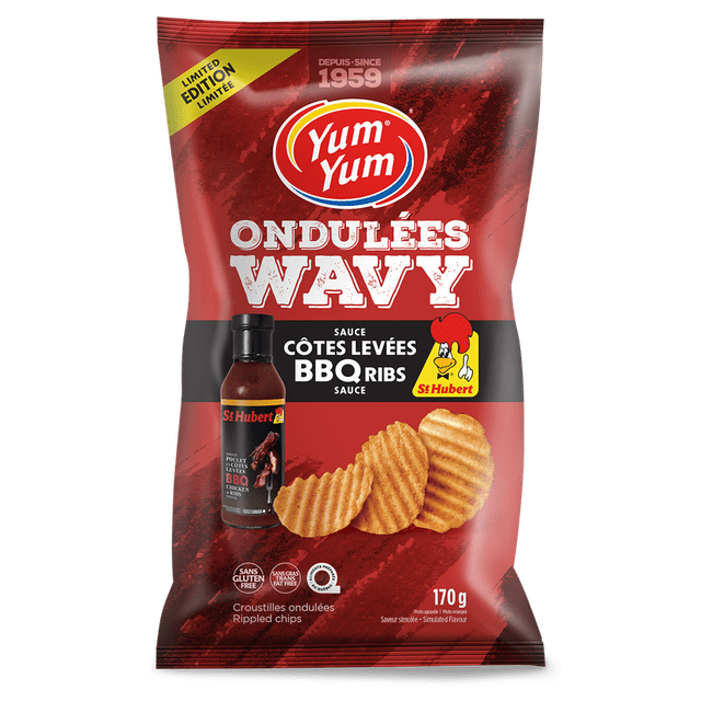 Croust. Ondulées - Sauce Côtes Levées BBQ St-Hubert