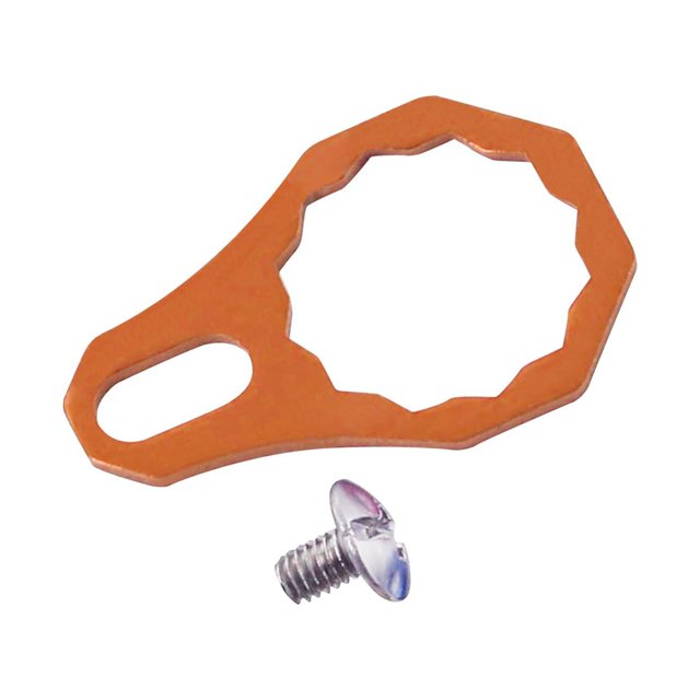 Maytalsory Accessoires de Réparation de Plaque de Verrouillage de Moulinet de Pêche Outil de Pêche de Haute Qualité avec Vis Orange