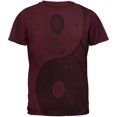 thumbnail image 1 of Galaxy Stars Yin Yang Distressed Mens T Shirt, 1 of 1