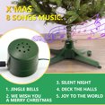 thumbnail image 4 of Amdohai 360-Degree Rotating Artificial Christmas Tree Stand, Adjustable Christmas Tree Stand with Music Box, Suitable forwithin 7.5 Feet Tree, 4 of 7