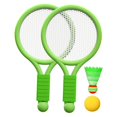 thumbnail image 2 of jinwen Children Badminton Tennis Set Tennis Racket for Kids for Yard Girls Backyard Green, 2 of 9