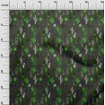 thumbnail image 3 of oneOone Rayon Green Fabric Cactus Craft Projects Decor Fabric Printed By The Yard 56 Inch Wide, 3 of 5