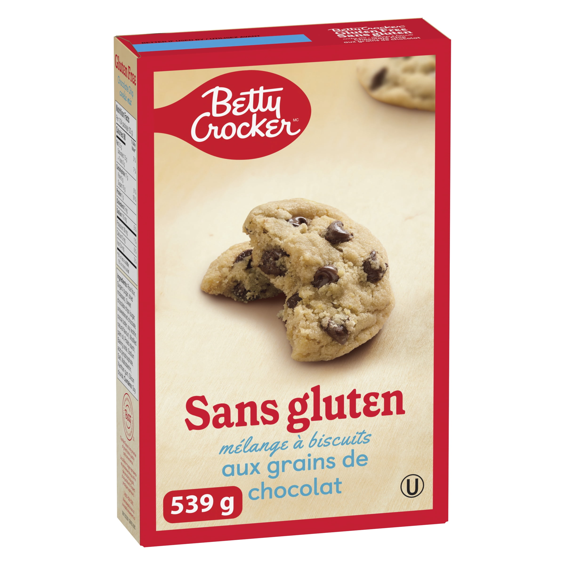Mélange à Biscuits Betty Crocker Sans Gluten, Pépites de Chocolat