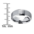 thumbnail image 4 of 8MM High Polish, Matte Finish Men's Titanium Ring Wedding Band, 4 of 4