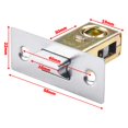 thumbnail image 1 of Mortice Door Tubular Latch Internal Bolt Facility Sprung Catch Flat, 1 of 9