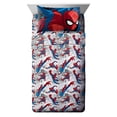 thumbnail image 3 of Marvel Spiderman Burst 4 Piece Twin Bed Set - Includes Reversible Comforter & Sheet Set - Bedding - Super Soft Fade Resistant Microfiber - (Official Marvel Product), 3 of 6