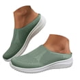 thumbnail image 1 of Mepaouo Womens Backless Sneakers Casual Slip on Mule Shoes Arch Support Walking Mesh Slide Sandals, 1 of 5