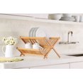 thumbnail image 1 of Mainstays Bamboo Folding Dish Rack, 1 of 1